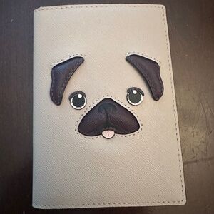 Kate Spade Year of the Dog Pug Passport Holder (New)